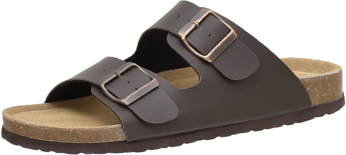 Men's Cork Footbed Comfort Sandals Casual Everyday Shoes
