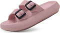 Unisex Double Buckle Adjustable Comfort Sandals Casual Flat Shoes