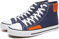 Men's Black Low Top Canvas Sneakers Casual Walking Shoes
