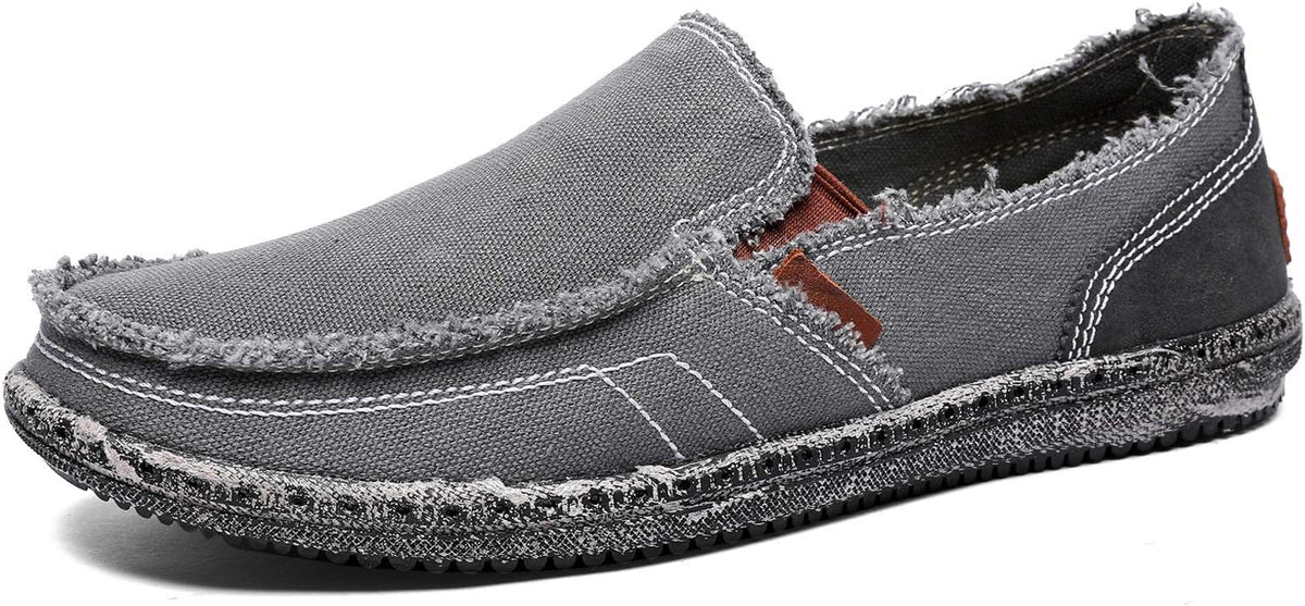 Men's Classic Canvas Slip-On Sneakers Casual Fashion Shoes