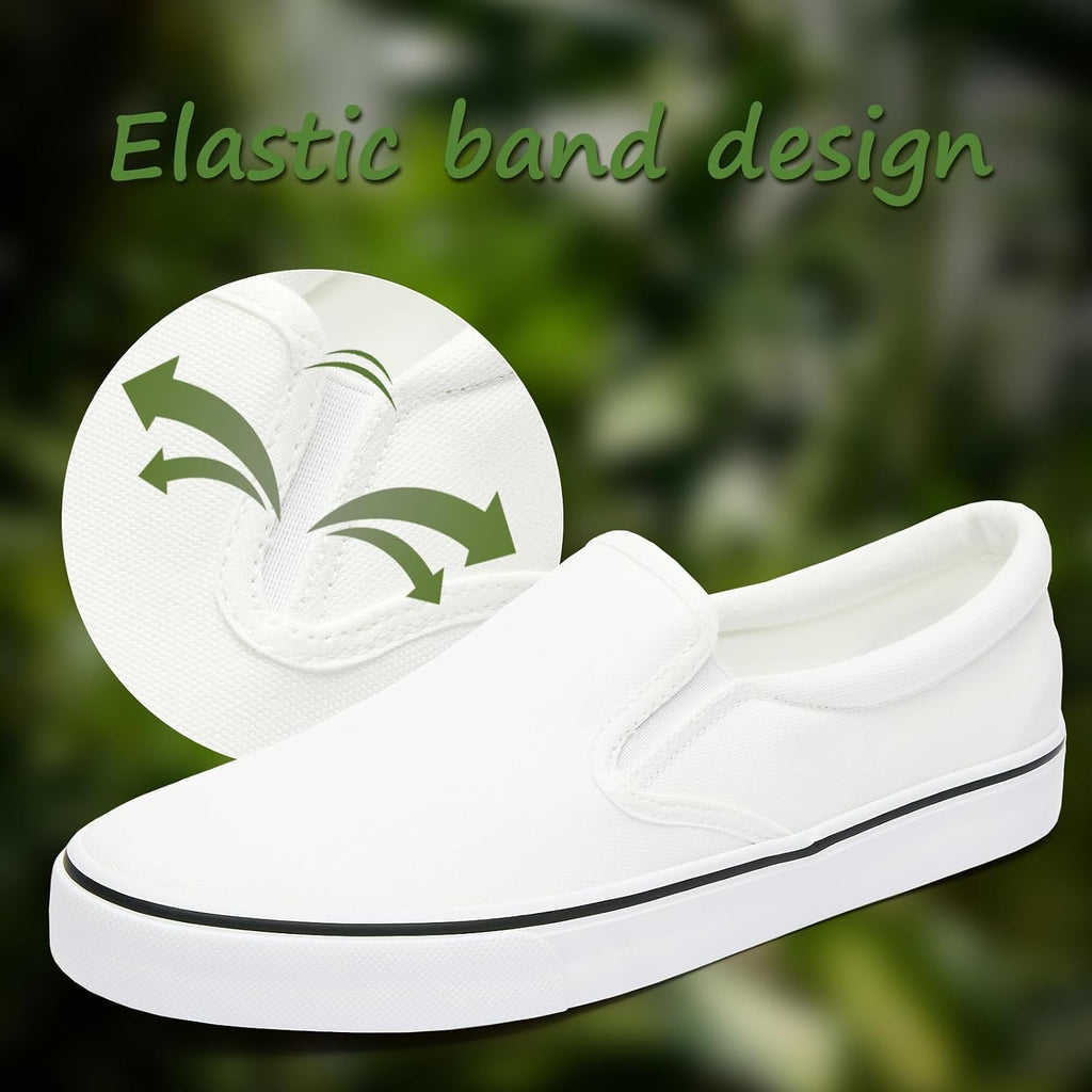 Men's Slip-On Sneakers Casual Loafers Lightweight Shoes