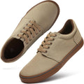Men's Vintage Canvas Slip-On Loafers Casual Boat Shoes