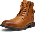 Men's Casual Motorcycle Combat Ankle Boots Versatile Outdoor Footwear